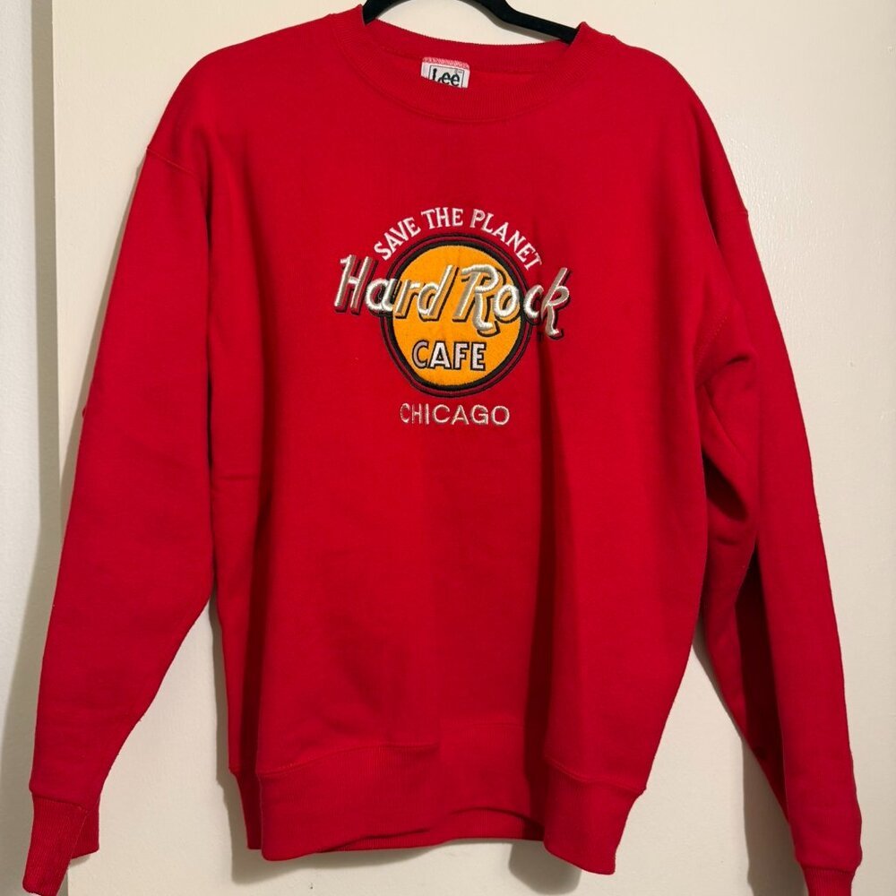 Vintage Hard Rock Cafe Chicago Usa Sweatshirt